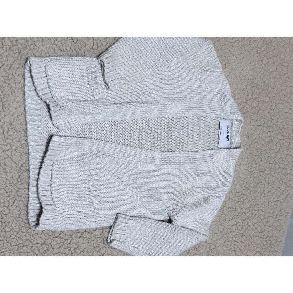 Toddler Cardigan Bundle Old Navy H&M Simple Joys Pink Gray Cream 2T 3T Set of 3